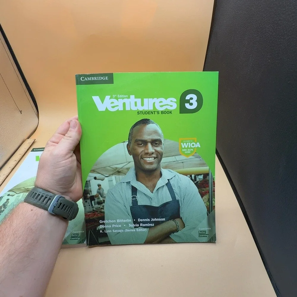 Cambridge Ventures 3 Student's Book and Workbook 3rd Edition ESL English 2-Pack